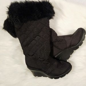Style & Co Snow Boot 3" Heel Sz 7